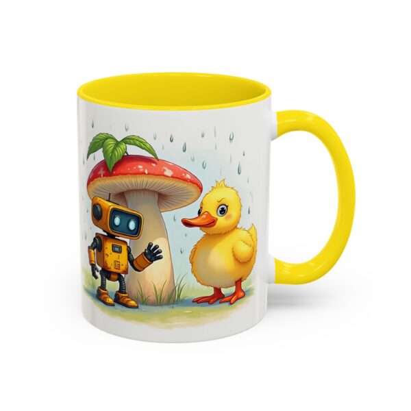 Whimsical Duck & Robot Coffee Mug, Cute Gift for Kids, Fun Kitchen Decor, Birthday Present, Office Mug - Image 30