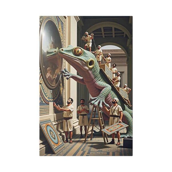 Surreal Art Canvas Print, Whimsical Home Decor, Unique Wall Art, Gift for Art Lovers, Modern Design, Vibrant Decor Ideas