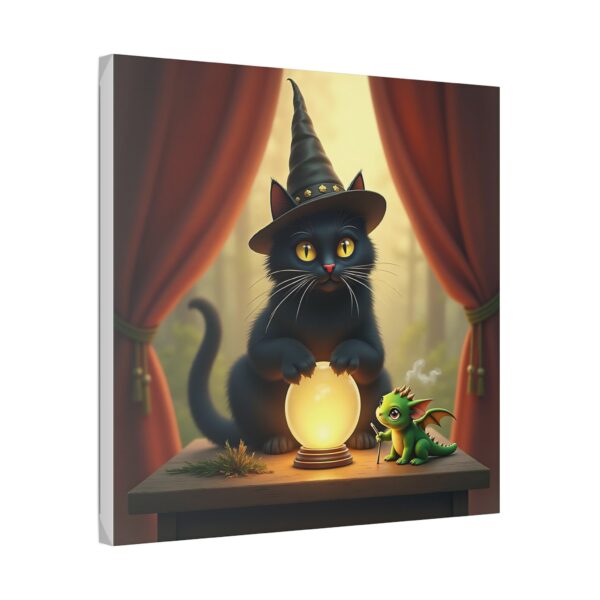Magical Cat Canvas Art, Halloween Decor, Witchy Home Decor, Pet Lover Gift, Cozy Witch Aesthetic - Image 18