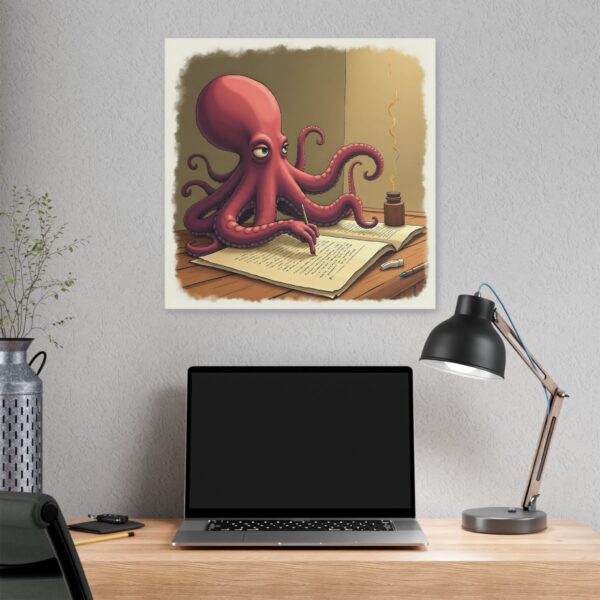 Whimsical Octopus Canvas Art Print, Ocean Decor, Fun Wall Art, Nautical Themed Gift, Office Wall Art, Unique Home Decor - Image 16