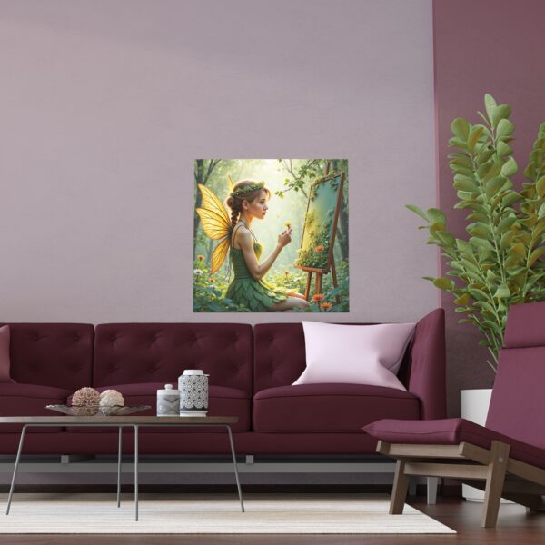 Enchanting Silk Wall Art Poster, Fairy Theme Home Decor, Nature Inspired Art, Magical Gift, Indoor Outdoor Decoration, Unique Art Print - Image 6