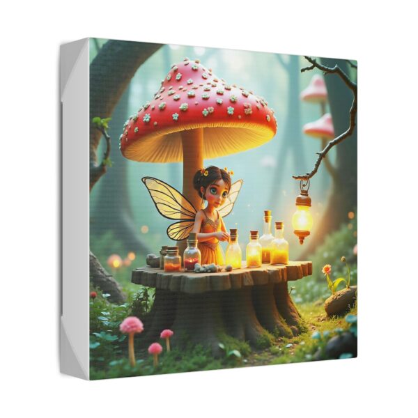 Canvas Art Print - Enchanted Forest Fairy Alchemy Stand - Image 2