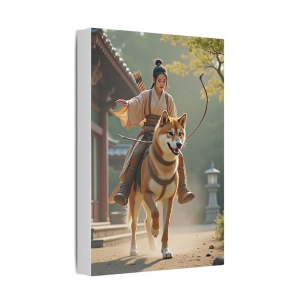 Whimsical Canvas Art - Fantasy Wall Decor, Home Decoration, Gift for Dog Lovers, Anime Art - Image 2