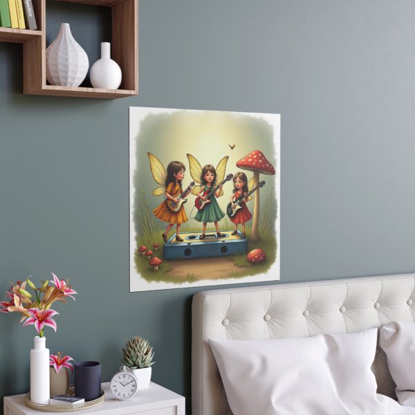 Whimsical Fairy Silk Posters, Enchanting Wall Decor, Kids Room Art, Nature Themed Decoration, Gift for Imaginative Souls - Image 8