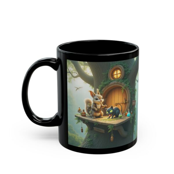 Enchanting Fantasy Mug - Whimsical Woodland Scene, Cute Animal Design, Coffee Cup for Nature Lovers, Gift for Birthdays, Holidays, Cozy Home - Image 3