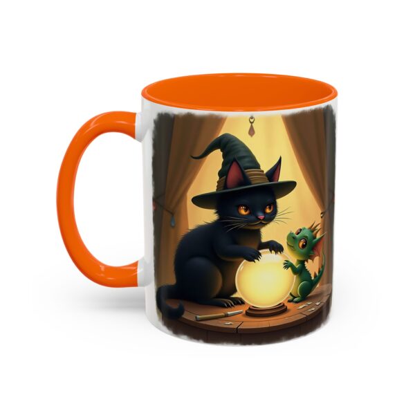 Whimsical Cat & Dragon Mug, Cute Coffee Mug, Halloween Decor, Gift for Cat Lovers, Cozy Tea Mug, Fantasy Drinkware - Image 23