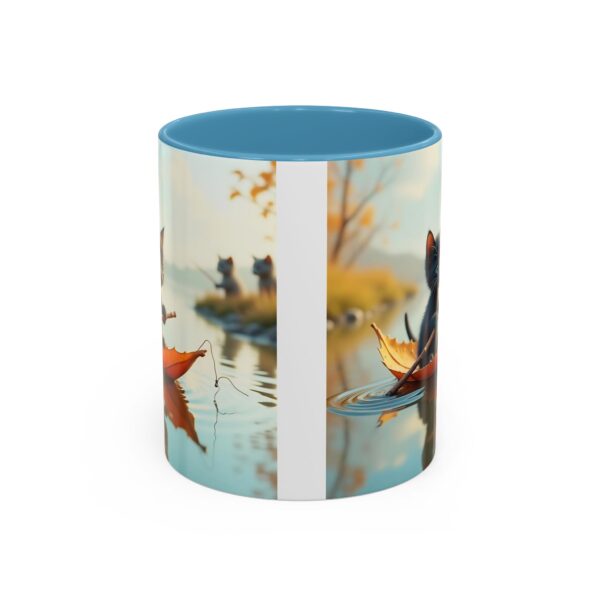 Whimsical Cat Coffee Mug - Black Accent, Perfect for Cat Lovers, Fall Decor, Cute Gift for Her, Cozy Mornings - Image 17