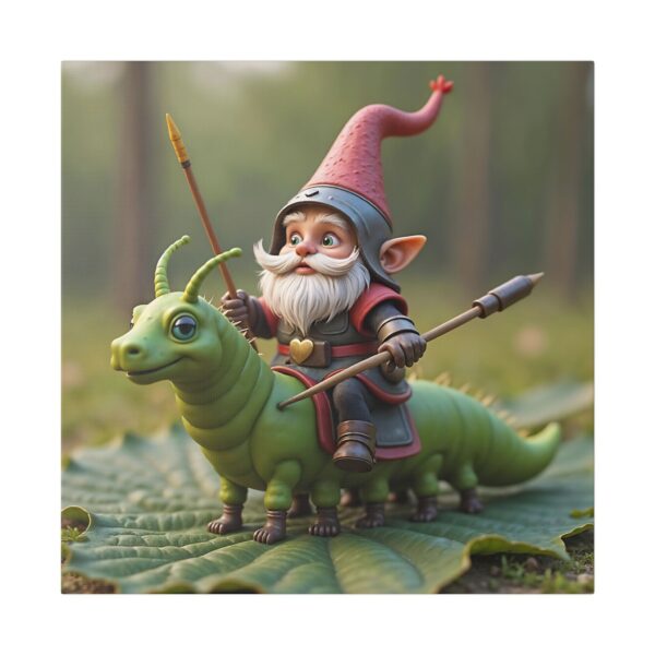 Whimsical Gnome Canvas Art, Fantasy Decor, Gift for Garden Lovers, Playful Home Accent, Fun Wall Art for Kids - Image 5