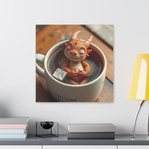 Cozy Dragon Canvas Art, Cute Wall Decor for Home, Dragon Lover Gift, Unique Nursery Art, Whimsical Animal Artwork - Image 15
