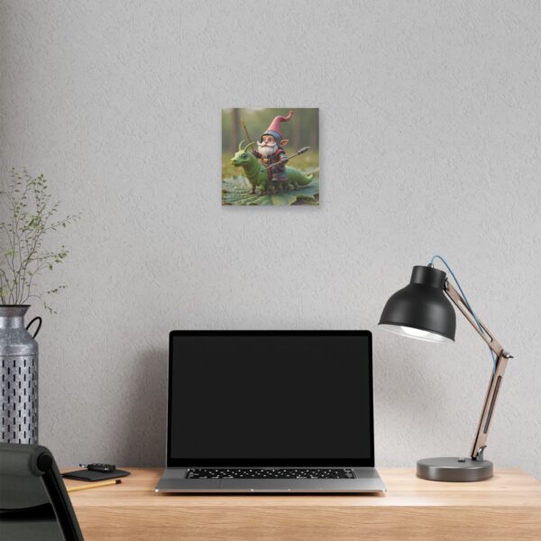 Whimsical Gnome Canvas Art, Fantasy Decor, Gift for Garden Lovers, Playful Home Accent, Fun Wall Art for Kids - Image 4