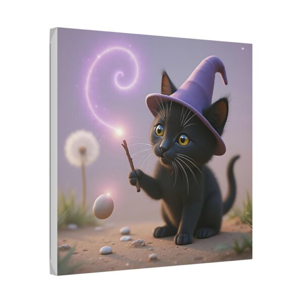 Magical Cat Canvas Art, Whimsical Home Decor, Cat Lover Gift, Cute Wall Art, Gift for Kids, Halloween Decor - Image 22