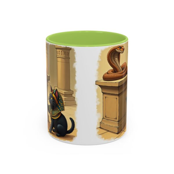 Ancient Egypt Cat Coffee Mug | Anubis and Snake Design | Black Accent Mugs for Cat Lovers, Gift for Holidays, Unique Kitchen Decor - Image 33