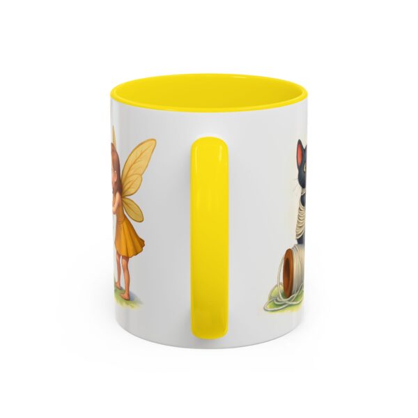 Whimsical Fairy and Cat Coffee Mug, Cute Cat Mug, Gift for Cat Lovers, Fairy Tale Mug, Fantasy Lover's Drinkware - Image 32
