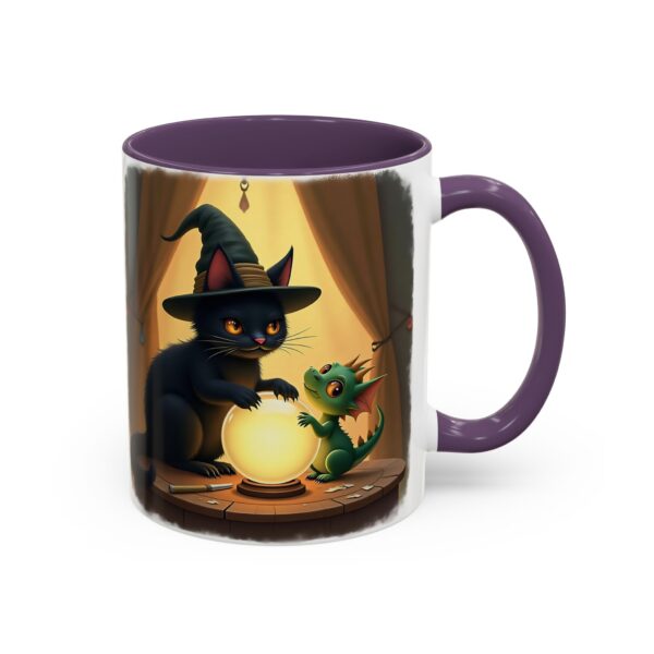 Whimsical Cat & Dragon Mug, Cute Coffee Mug, Halloween Decor, Gift for Cat Lovers, Cozy Tea Mug, Fantasy Drinkware - Image 26