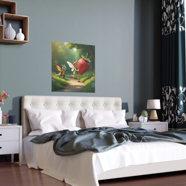 Fairy Tale Silk Poster, Enchanted Decor, Kids Room Wall Art, Magical Gift, Fantasy Home Decoration - Image 5
