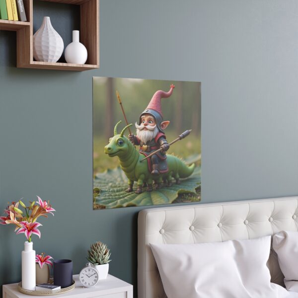 Fantasy Gnome Silk Poster – Whimsical Home Decor, Unique Wall Art for Kids, Nursery, and Playroom, Great Gift Idea - Image 8