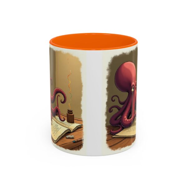 Whimsical Octopus Writing Mug | Artistic Coffee Mug, Gift for Writers, Ocean Lover's Mug, Unique Tea Cup, Fun Desk Accessory - Image 21