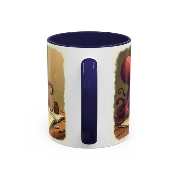 Whimsical Octopus Writing Mug | Artistic Coffee Mug, Gift for Writers, Ocean Lover's Mug, Unique Tea Cup, Fun Desk Accessory - Image 8