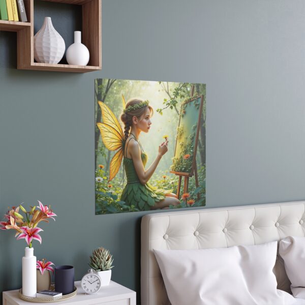 Enchanting Silk Wall Art Poster, Fairy Theme Home Decor, Nature Inspired Art, Magical Gift, Indoor Outdoor Decoration, Unique Art Print - Image 8