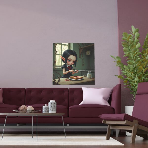 Dark Fantasy Art Silk Poster, Whimsical Wall Decor, Gothic Home Decor, Perfect for Halloween Gifts, Unique Interior Design - Image 6