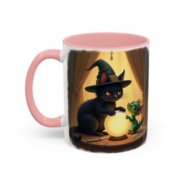 Whimsical Cat & Dragon Mug, Cute Coffee Mug, Halloween Decor, Gift for Cat Lovers, Cozy Tea Mug, Fantasy Drinkware - Image 11