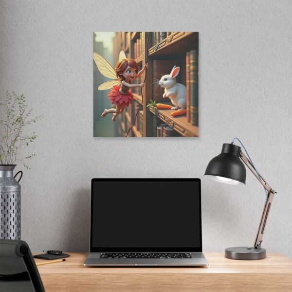 Whimsical Fairy Canvas Art | Enchanted Decor for Kids' Rooms, Magical Gift for Fairy Lovers, Nursery Wall Art, Unique Gift Idea, Fairy [...] - Image 12