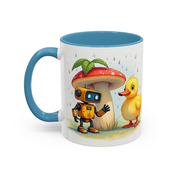 Whimsical Duck & Robot Coffee Mug, Cute Gift for Kids, Fun Kitchen Decor, Birthday Present, Office Mug - Image 19