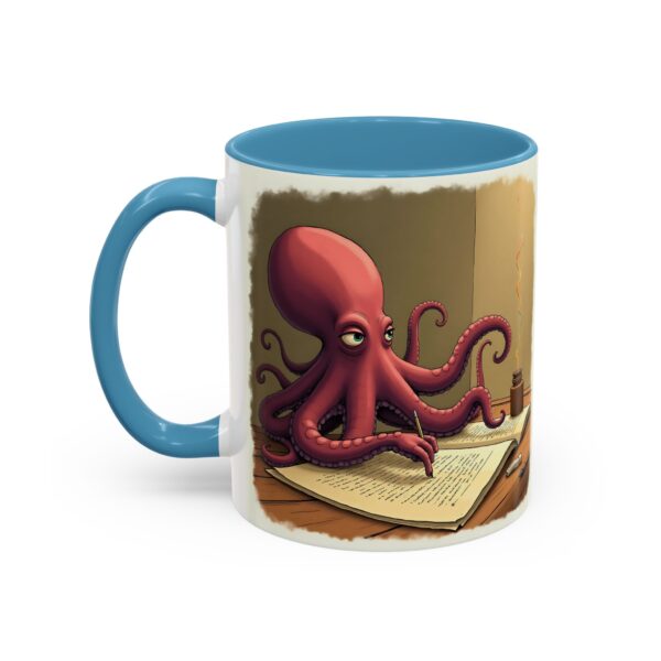 Whimsical Octopus Writing Mug | Artistic Coffee Mug, Gift for Writers, Ocean Lover's Mug, Unique Tea Cup, Fun Desk Accessory - Image 19