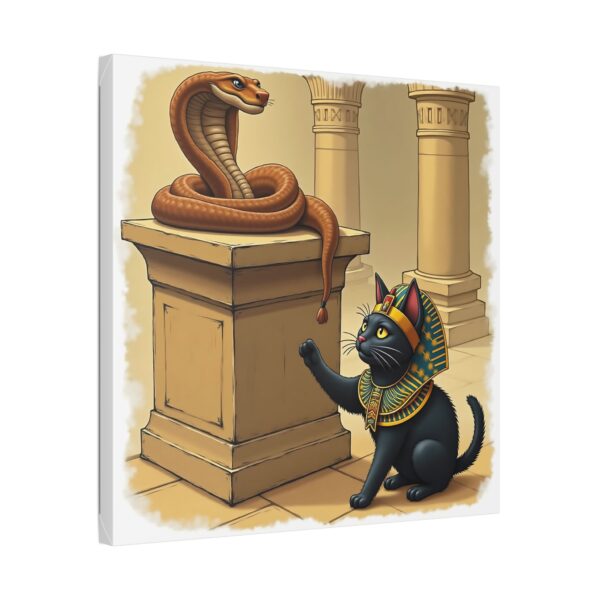 Egyptian Cat Canvas Art, Unique Wall Decor, Home Office Artwork, Gifts for Cat Lovers, Egyptian Themed Decor - Image 18