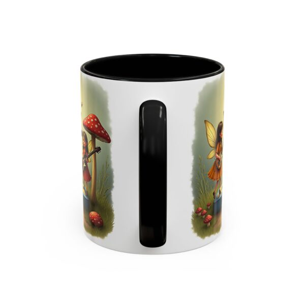 Enchanting Fairy Trio Accent Coffee Mug: Perfect for Fantasy Lovers, Gift for Women, Cute Mug for Birthdays, Cozy Coffee Vibes, Home Decor - Image 4