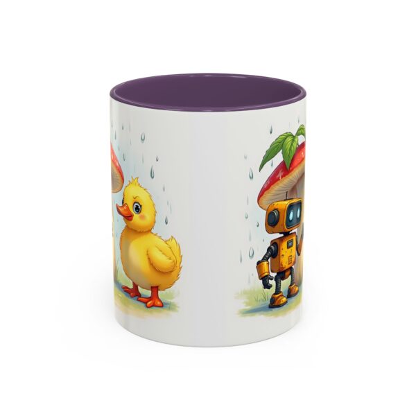Whimsical Duck & Robot Coffee Mug, Cute Gift for Kids, Fun Kitchen Decor, Birthday Present, Office Mug - Image 25