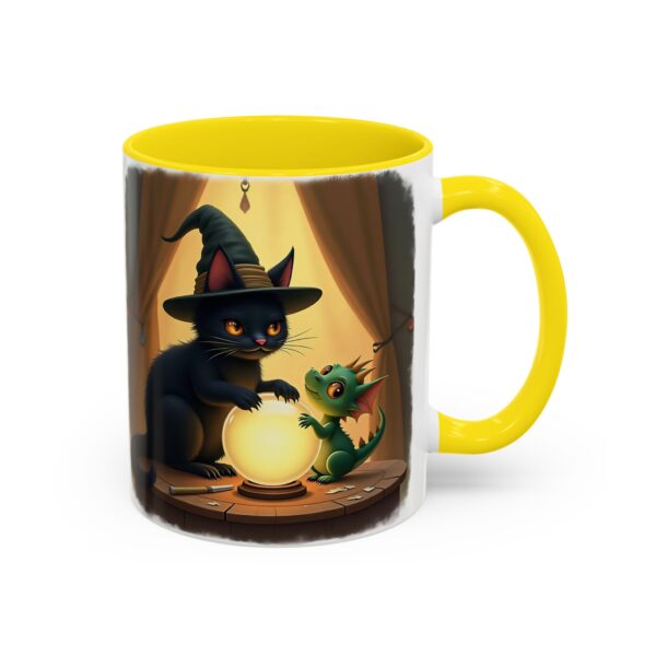 Whimsical Cat & Dragon Mug, Cute Coffee Mug, Halloween Decor, Gift for Cat Lovers, Cozy Tea Mug, Fantasy Drinkware - Image 30