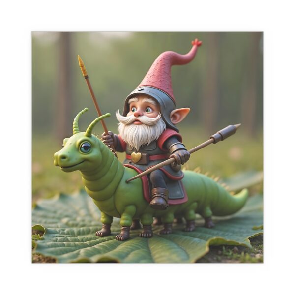 Fantasy Gnome Silk Poster – Whimsical Home Decor, Unique Wall Art for Kids, Nursery, and Playroom, Great Gift Idea - Image 7