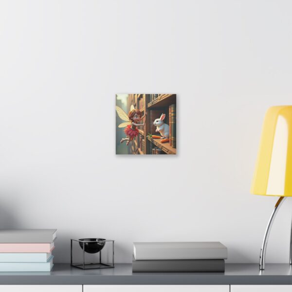 Whimsical Fairy Canvas Art | Enchanted Decor for Kids' Rooms, Magical Gift for Fairy Lovers, Nursery Wall Art, Unique Gift Idea, Fairy [...] - Image 3
