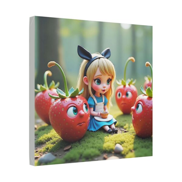 Charming Whimsical Canvas Art, Cute Wall Decor for Kids, Strawberry Fantasy Decor, Nursery Wall Art, Sweet Gift for Birthdays - Image 14