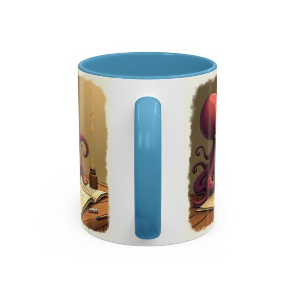 Whimsical Octopus Writing Mug | Artistic Coffee Mug, Gift for Writers, Ocean Lover's Mug, Unique Tea Cup, Fun Desk Accessory - Image 20
