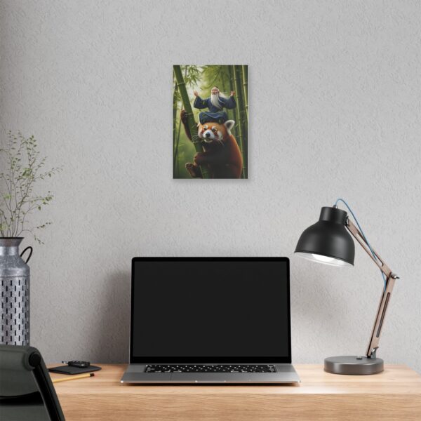 Whimsical Animal Canvas Art, Zen Decor for Home, Nature Art Print, Unique Gift, Relaxing Wall Art, Meditation Vibe - Image 4