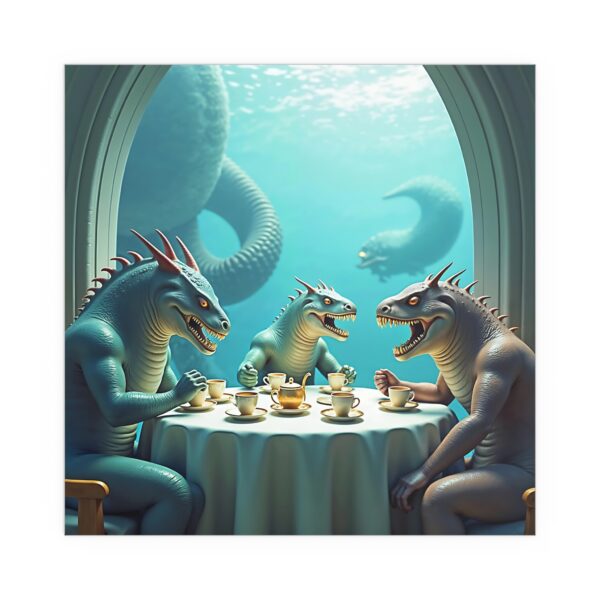 Whimsical Silk Poster Art for Home Decor, Fantasy Wall Art, Unique Gift, Dragon Print, Indoor/Outdoor Wall Art - Image 7