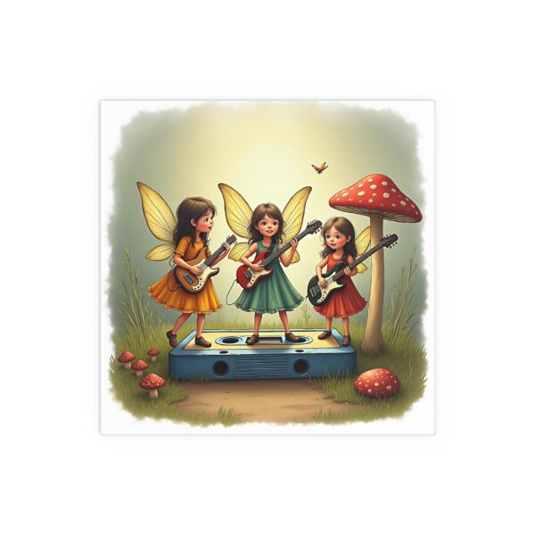 Whimsical Fairy Silk Posters, Enchanting Wall Decor, Kids Room Art, Nature Themed Decoration, Gift for Imaginative Souls