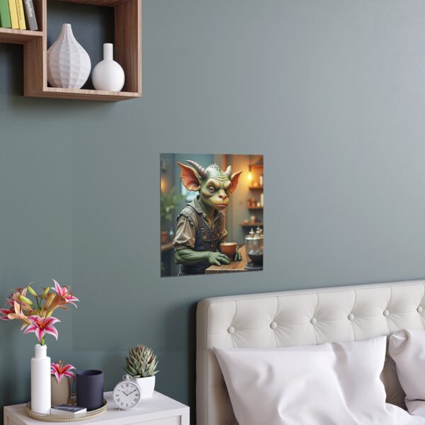 Magical Creature Silk Poster, Whimsical Wall Art, Fantasy Decor, Gifts for Home, Kids Room Wall Art, Unique Indoor Outdoor Art - Image 2