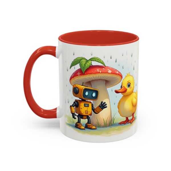 Whimsical Duck & Robot Coffee Mug, Cute Gift for Kids, Fun Kitchen Decor, Birthday Present, Office Mug - Image 15