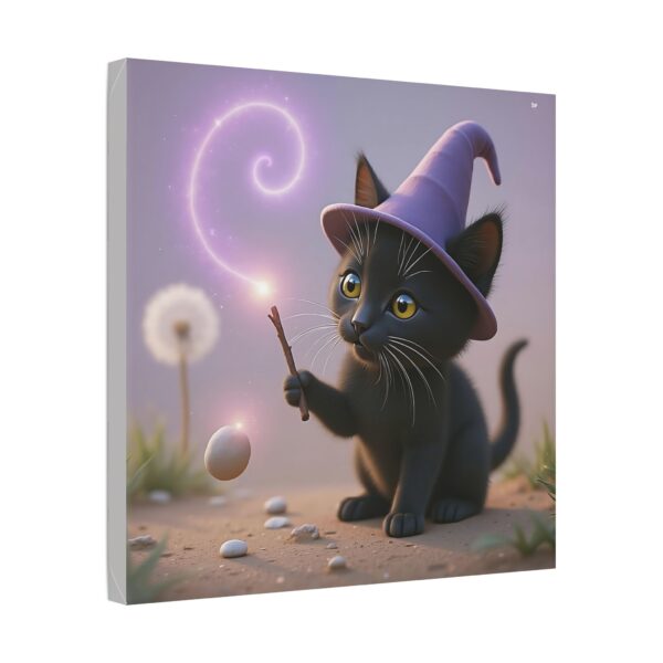 Magical Cat Canvas Art, Whimsical Home Decor, Cat Lover Gift, Cute Wall Art, Gift for Kids, Halloween Decor - Image 18