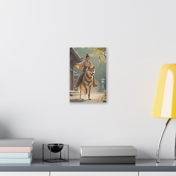 Whimsical Canvas Art - Fantasy Wall Decor, Home Decoration, Gift for Dog Lovers, Anime Art - Image 3