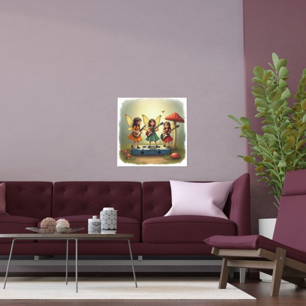 Whimsical Fairy Silk Posters, Enchanting Wall Decor, Kids Room Art, Nature Themed Decoration, Gift for Imaginative Souls - Image 9