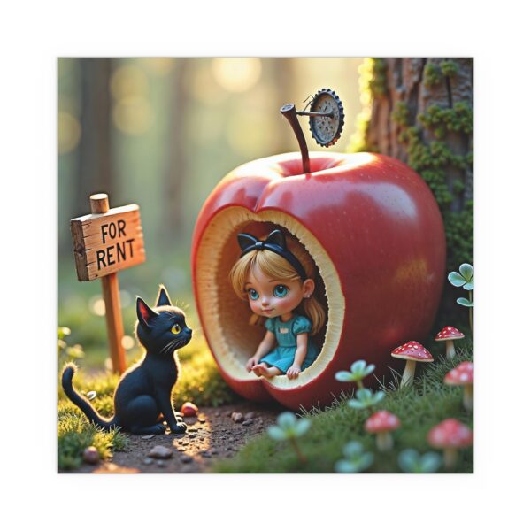 Whimsical Silk Posters for Home Decor, Fantasy Wall Art, Alice in Wonderland-inspired Artwork, Unique Gifts, Playful Living Room Decor - Image 7