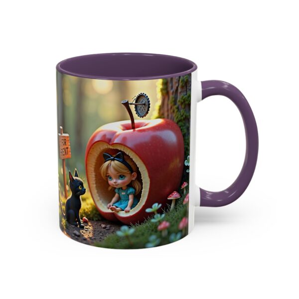 Whimsical Apple House Coffee Mug - Cute Cat & Doll Design, Gift for Cat Lovers, Home Office Decor, Eco-Friendly Drinkware - Image 26