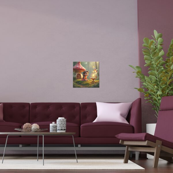 Magical Silk Poster for Kids' Room, Fantasy Wall Art, Enchanted Decor, Children's Gift, Indoor Outdoor Artwork - Image 3