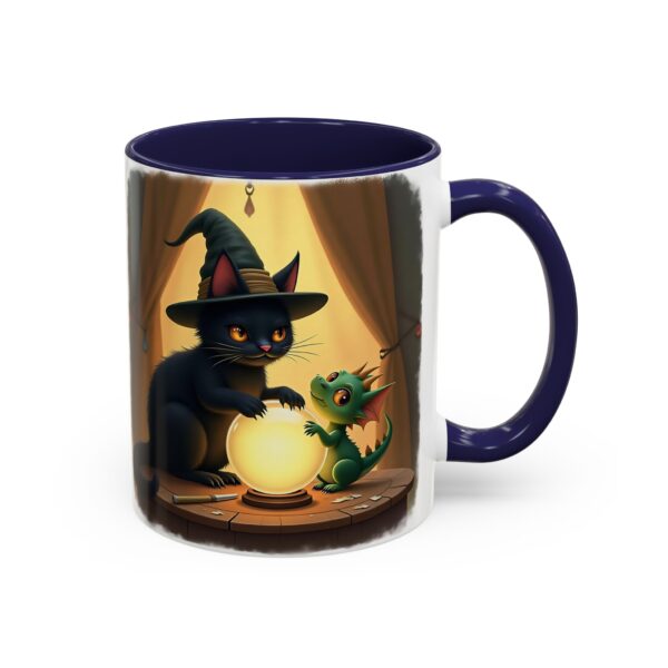 Whimsical Cat & Dragon Mug, Cute Coffee Mug, Halloween Decor, Gift for Cat Lovers, Cozy Tea Mug, Fantasy Drinkware - Image 6
