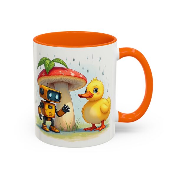 Whimsical Duck & Robot Coffee Mug, Cute Gift for Kids, Fun Kitchen Decor, Birthday Present, Office Mug - Image 22