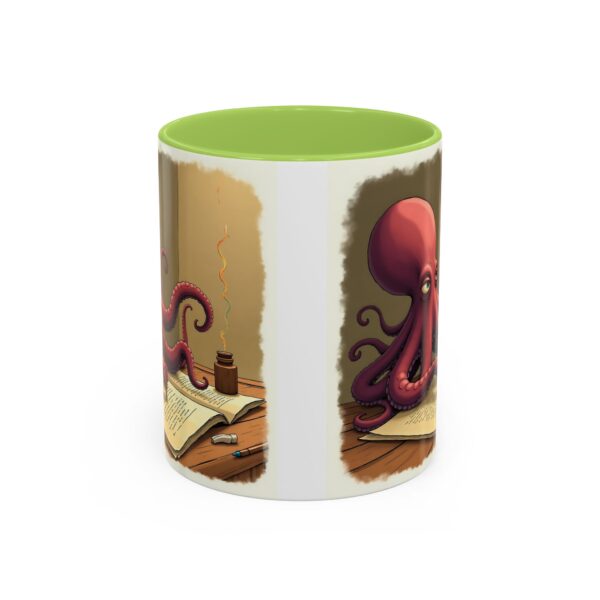 Whimsical Octopus Writing Mug | Artistic Coffee Mug, Gift for Writers, Ocean Lover's Mug, Unique Tea Cup, Fun Desk Accessory - Image 33